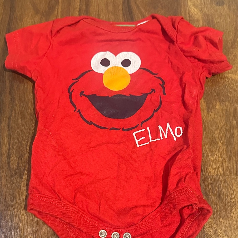 Sesame Street Elmo Red Bodysuit